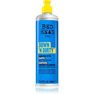 TIGI Bed Head Down'n' Dirty shampoing purifiant détoxifiant à usage quotidien 400 ml