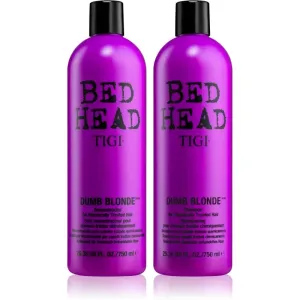TIGI Bed Head Dumb Blonde conditionnement avantageux (pour cheveux colorés) pour femme #111923
