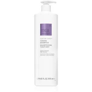 TIGI Copyright Toning shampoing violet pour cheveux blonds et méchés 970 ml