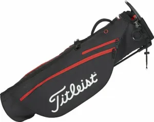 Titleist Premium Carry Bag Black/Black/Red Sac de golf