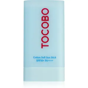 TOCOBO Cotton Soft Sun Stick stick hydratant protecteur effet mat SPF 50+ 19 g