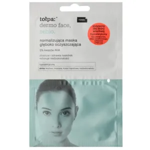 Tołpa Dermo Face Sebio masque normalisant et purifiant en profondeur pour peaux à imperfections 2 x 6 ml