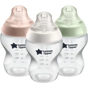 Tommee Tippee Closer To Nature Anti-colic Baby Bottles Set biberon Slow Flow 0m+ 3x260 ml