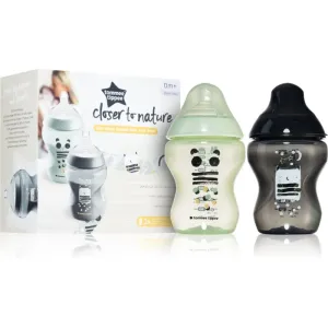 Tommee Tippee Closer To Nature Anti-colic Ollie and Pip biberon Slow Flow 0m+ 2x260 ml