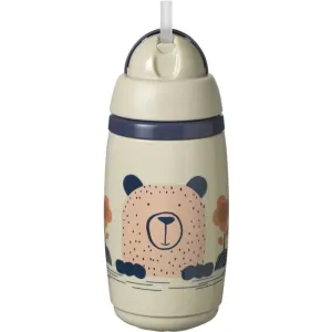 Tommee Tippee Superstar Insulated Straw tasse avec paille pour enfant 12m+ Grey 266 ml