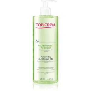 Topicrem AC Purifying Cleansing Gel gel purifiant en profondeur pour peaux grasses sensibles 400 ml