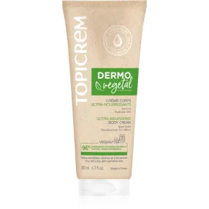 Topicrem Dermo Vegetal crème pour le corps nourrissante pour peaux sèches 200 ml