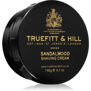 Truefitt & Hill Sandalwood crème à raser hydratante pour homme 190 g