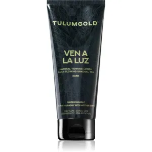 Tannymaxx Tulumgold Ven A La Luz Natural Tanning Lotion Dark crème bronzante solarium 200 ml