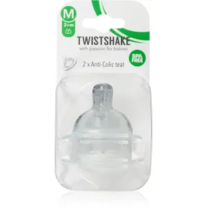Twistshake Anti-Colic Teat tétine de biberon Medium 2 m+ 2 pcs