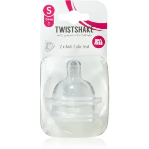 Twistshake Anti-Colic Teat tétine de biberon Small 0m+ 2 pcs