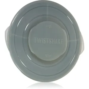 Twistshake Divided Plate assiette à compartiments à couvercle Grey 6 m+ 1 pcs