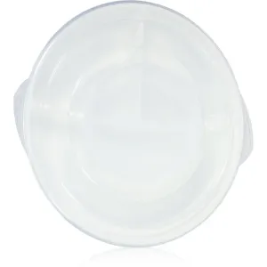 Twistshake Divided Plate assiette à compartiments à couvercle White 6 m+ 1 pcs