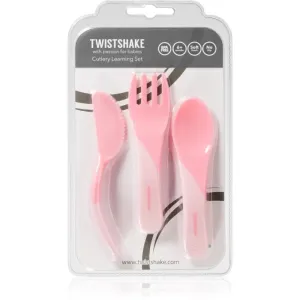 Twistshake Learn Cutlery couverts Pink 6 m+ 3 pcs