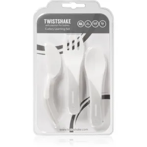 Twistshake Learn Cutlery couverts White 6 m+ 3 pcs