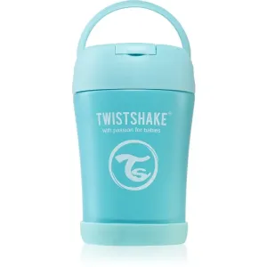 Twistshake Stainless Steel Food Container Blue bouteille isotherme pour la nourriture 350 ml