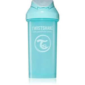 Twistshake Straw Cup Blue gourde avec paille 6m+ 360 ml