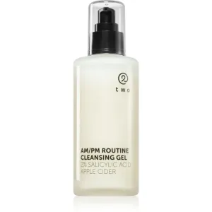 Two Cosmetics AM/PM Routine Cleansing gel nettoyant à l’acide salicylique 200 ml