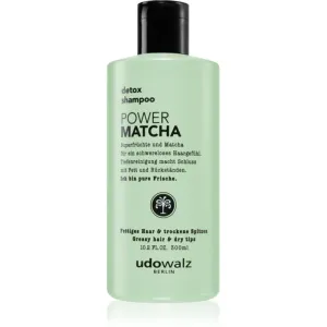 Udo Walz Power Matcha shampoing purifiant pour cheveux gras à la vitamine C 300 ml