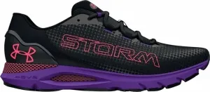 Under Armour Men's UA HOVR Sonic 6 Storm Running Shoes Black/Metro Purple/Black 42,5 Chaussures de course sur route