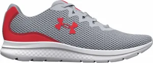 Under Armour UA Charged Impulse 3 Running Shoes Mod Gray/Radio Red 42,5 Chaussures de course sur route