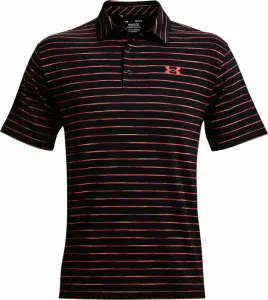 Under Armour UA Playoff 2.0 Mens Polo Black/Hendrix/Electric Tangerine S