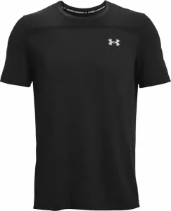 Under Armour UA Seamless Short Sleeve T-Shirt Black/Mod Gray M Chemise de course à manches courtes