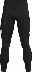 Under Armour Men's UA Speedpocket Tights Black/Orange Ice 2XL Pantalons / leggings de course