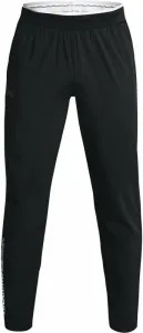 Under Armour UA Storm Run Pants Black/White/Reflective L Pantalons / leggings de course