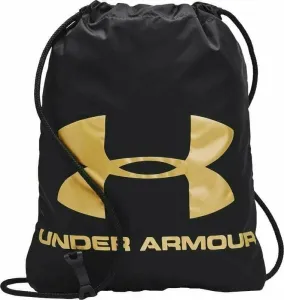 Under Armour UA Ozsee Sackpack Black/Metallic Gold 16 L Sac de sport
