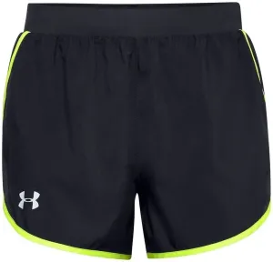 Under Armour Fly-By 2.0 Black/Green Citrine S Shorts de course