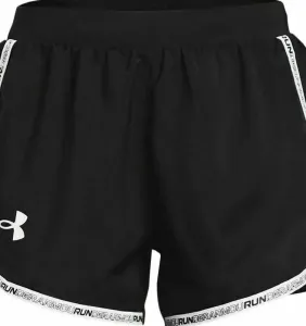 Under Armour UA W Fly By 2.0 Brand Shorts Black/White S