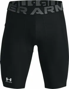 Under Armour Men's HeatGear Pocket Long Shorts Black/White M Sous-vêtements de course