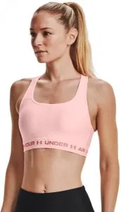 Under Armour Women's Armour Mid Crossback Sports Bra Beta Tint/Stardust Pink L Sous-vêtements de sport