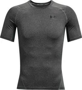 Under Armour Men's HeatGear Armour Short Sleeve Carbon Heather/Black XL T-shirt de fitness