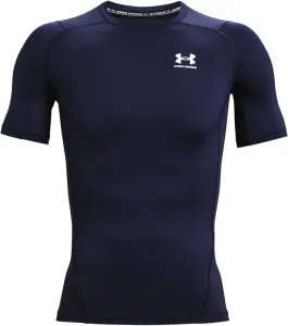 Under Armour Men's HeatGear Armour Short Sleeve Midnight Navy/White L T-shirt de fitness