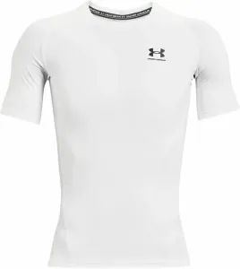 Under Armour Men's HeatGear Armour Short Sleeve White/Black 2XL T-shirt de fitness