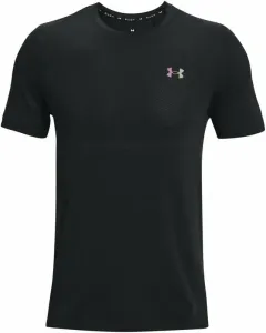 Under Armour Men's UA Rush Seamless Legacy Short Sleeve Black/Black 2XL T-shirt de fitness