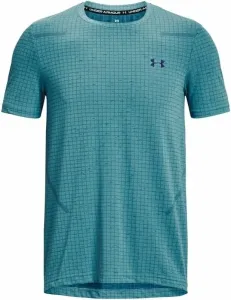 Under Armour Men's UA Seamless Grid Short Sleeve Glacier Blue/Sonar Blue S T-shirt de fitness
