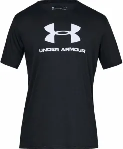 Under Armour Men's UA Sportstyle Logo Short Sleeve Black/White 2XL T-shirt de fitness
