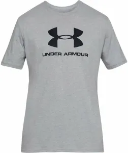 Under Armour Men's UA Sportstyle Logo Short Sleeve Steel Light Heather/Black L T-shirt de fitness
