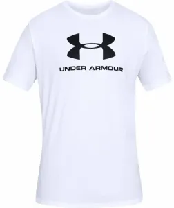 Under Armour Men's UA Sportstyle Logo Short Sleeve White/Black 2XL T-shirt de fitness