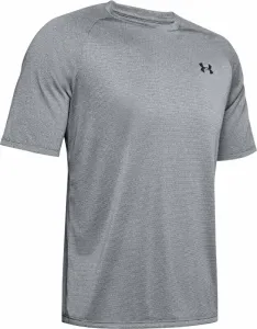 Under Armour Men's UA Tech 2.0 Textured Short Sleeve T-Shirt Pitch Gray/Black 2XL T-shirt de fitness