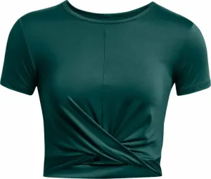Under Armour Women's Motion Crossover Crop SS Hydro Teal/White L T-shirt de fitness