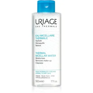Uriage Hygiene Thermal Micellar Water - Normal to Dry Skin eau micellaire nettoyante pour peaux normales à sèches 500 ml
