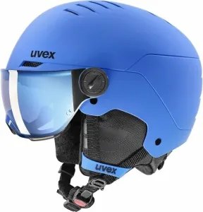 UVEX Rocket Junior Visor Blue Matt 51-55 cm Casque de ski #56505