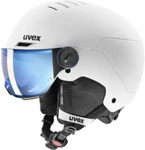 UVEX Rocket Junior Visor White/Black Mat 54-58 cm Casque de ski