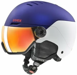 UVEX Wanted Visor Purple Bash/White Mat 54-58 cm Casque de ski