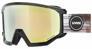 UVEX Athletic CV Ski Black Shiny Mirror Gold/CV Orange Masques de ski