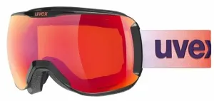 UVEX Downhill 2100 Black Shiny Mirror Scarlet/CV Orange Masques de ski